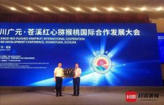广元苍溪被授予中国红心猕猴桃创新示范